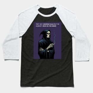 Grim  Reaper dead on the inside Baseball T-Shirt